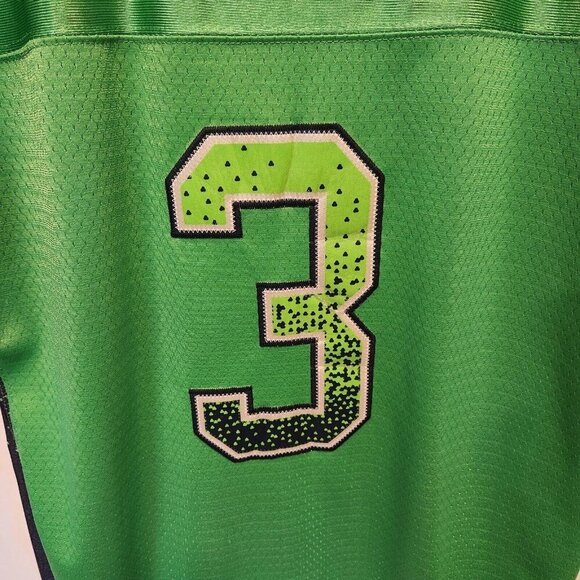 Nike NFL Russell Wilson Color Rush Green Jersey Seattle Seahawks #3 Size 44 LG - Picture 3 of 13